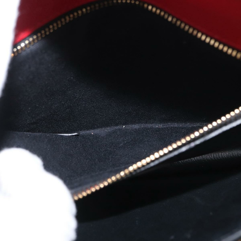 【日本直送】SAINT LAURENT 鏈條 Cassandra 單肩包 皮革 紅色 金色 正品 ka1689SAV-24