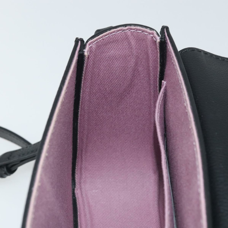 【日本直送】范思哲 (VERSACE) 黑色金色皮革肩背包，正品 ka1687M-21