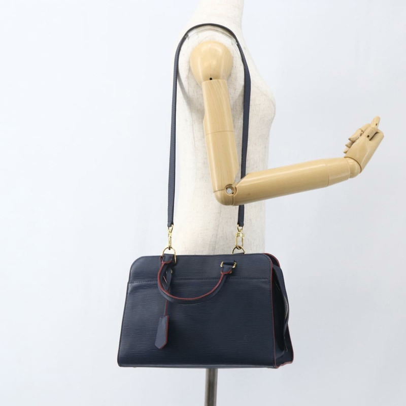 【日本直送】路易威登 Epi Vaneau MM 手提包 Andigo 藍色 M51239 LV Auth ka1666SAM-26