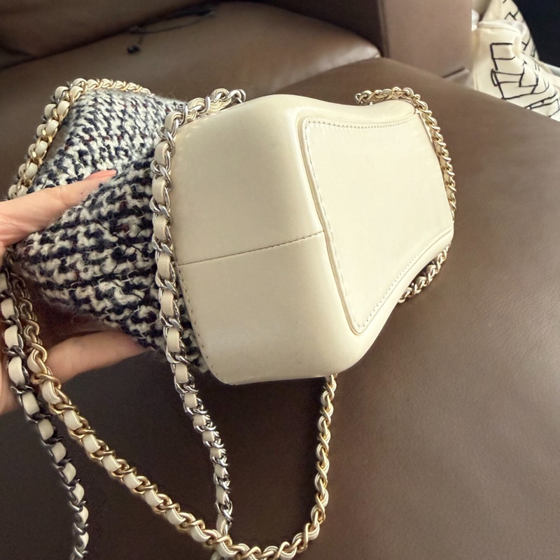 【95新 ✨ 全網最低價！】Chanel 香奈兒 Duma 毛呢雙肩包 duma黑白經典配色（下單前先詢問庫存❗️）-7