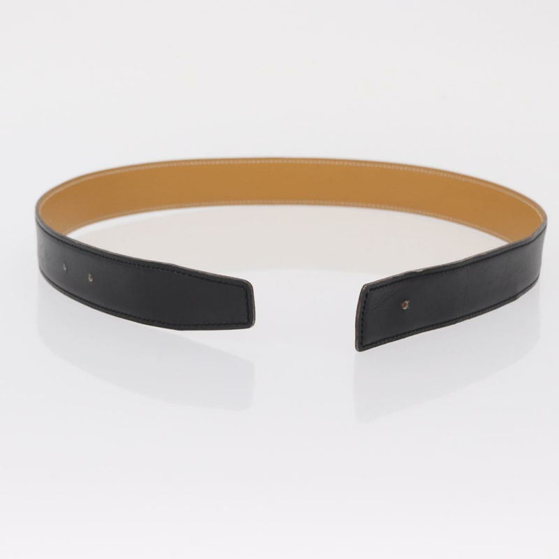 【日本直送】愛馬仕 Constance 皮帶 皮革 25.6"・27.6" 2 件組 黑色 正品 am10603-10