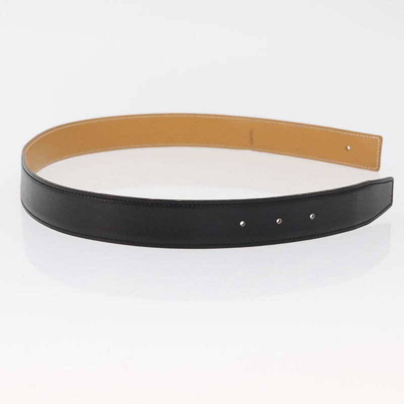 【日本直送】愛馬仕 Constance 皮帶 皮革 25.6"・27.6" 2 件組 黑色 正品 am10603-13