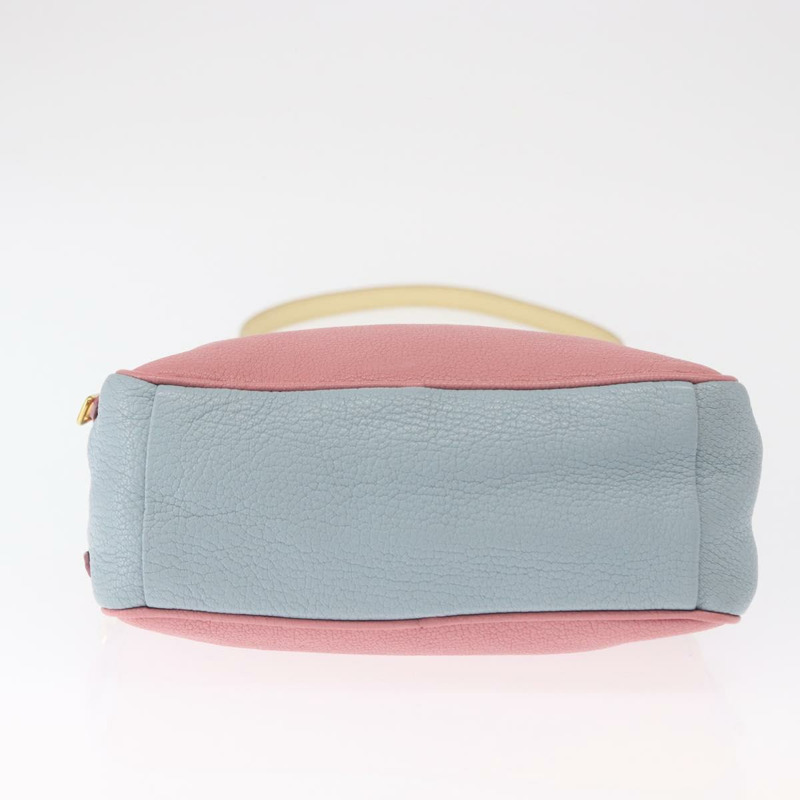 【日本直送】Miu Miu 鏈條單肩包 皮革 粉紅色 金飾 正品 ka1668V-4