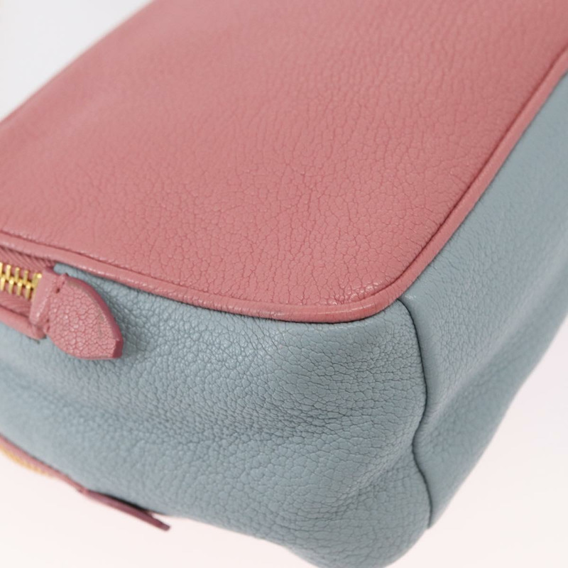 【日本直送】Miu Miu 鏈條單肩包 皮革 粉紅色 金飾 正品 ka1668V-15