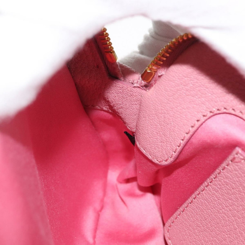 【日本直送】Miu Miu 鏈條單肩包 皮革 粉紅色 金飾 正品 ka1668V-21