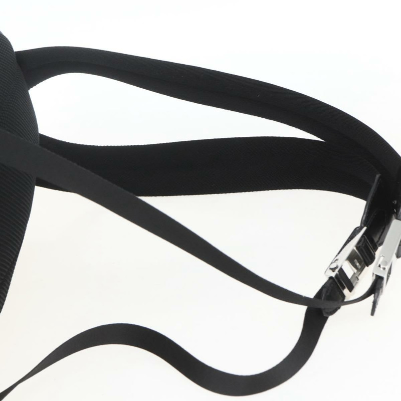 【日本直送】FENDI 亮片雙肩包 尼龍 黑色 銀色 正品 ka1621M-14