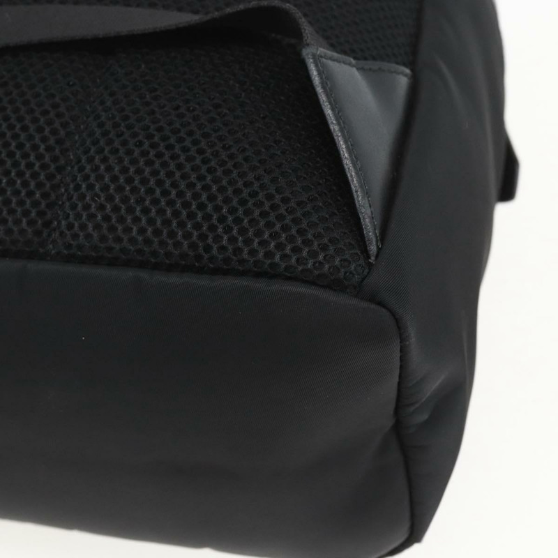 【日本直送】FENDI 亮片雙肩包 尼龍 黑色 銀色 正品 ka1621M-16