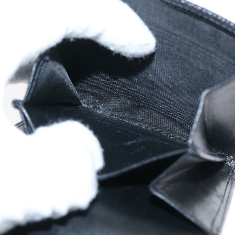 【日本直送】香奈兒 COCO Mark 皮夾 魚子醬皮 黑色 金色 CC 標誌 正品 ka1729V-9