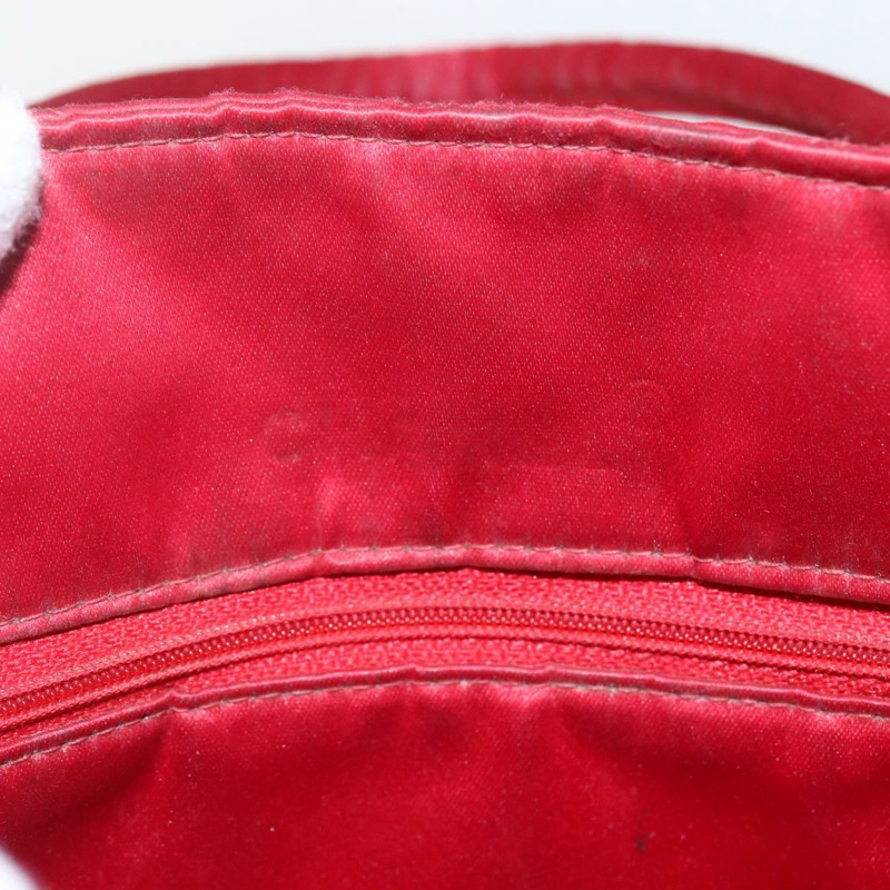 【日本直送】香奈兒 Bicolore 手提包 尼龍 紅色 金色 CC 標誌 Auth 168295-17