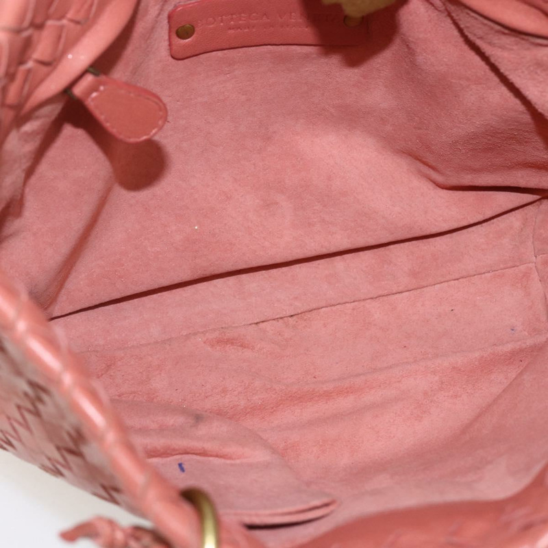 【日本直送】BOTTEGA VENETA INTRECCIATO 手袋 皮革 粉紅色 金色裝飾 正品 168147V-9