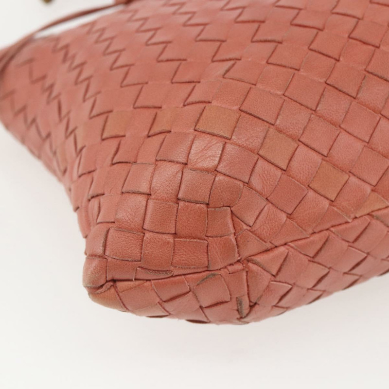 【日本直送】BOTTEGA VENETA INTRECCIATO 手袋 皮革 粉紅色 金色裝飾 正品 168147V-13