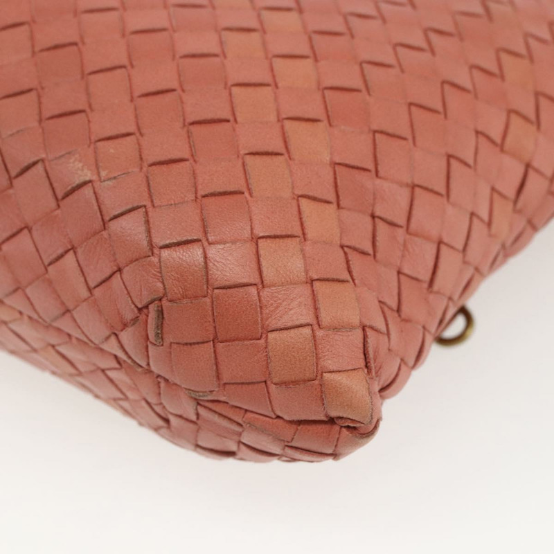 【日本直送】BOTTEGA VENETA INTRECCIATO 手袋 皮革 粉紅色 金色裝飾 正品 168147V-14