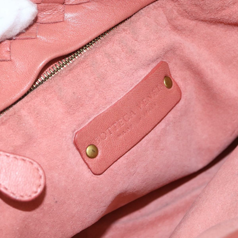 【日本直送】BOTTEGA VENETA INTRECCIATO 手袋 皮革 粉紅色 金色裝飾 正品 168147V-18