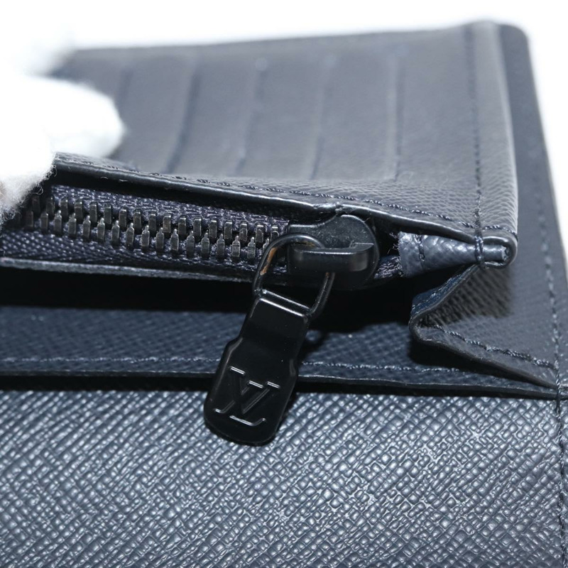 【日本直送】路易威登 Monogram 墨水 Brazza Portefeuille 錢包海軍藍 M62893 LV 正品 168041-9