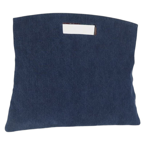 香奈兒 (CHANEL) 絎縫手提包 牛仔藍 CC 正品 165953SAV