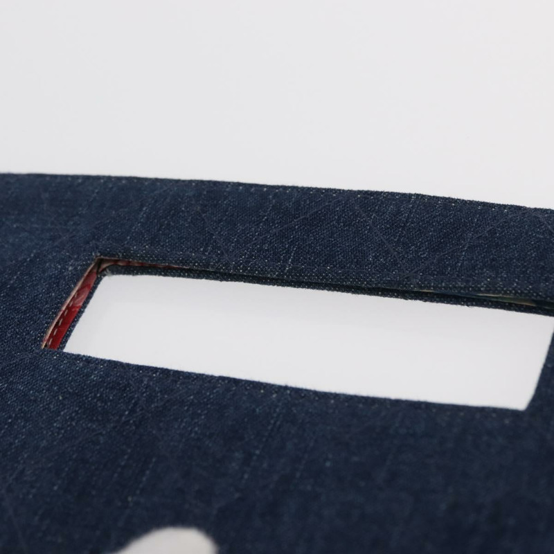 【日本直送】香奈兒 (CHANEL) 絎縫手提包 牛仔藍 CC 正品 165953SAV-7