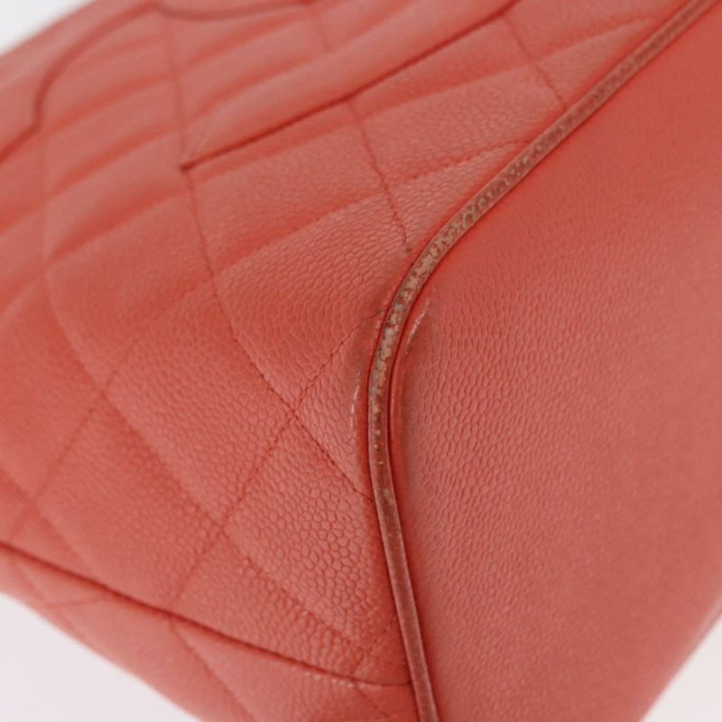 【日本直送】香奈兒 (CHANEL) Matelasse Reprint 托特包，魚子醬紋粉紅金色雙C標誌，正品編號 165933SAM-7