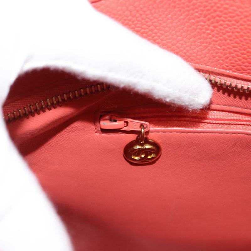 【日本直送】香奈兒 (CHANEL) Matelasse Reprint 托特包，魚子醬紋粉紅金色雙C標誌，正品編號 165933SAM-22