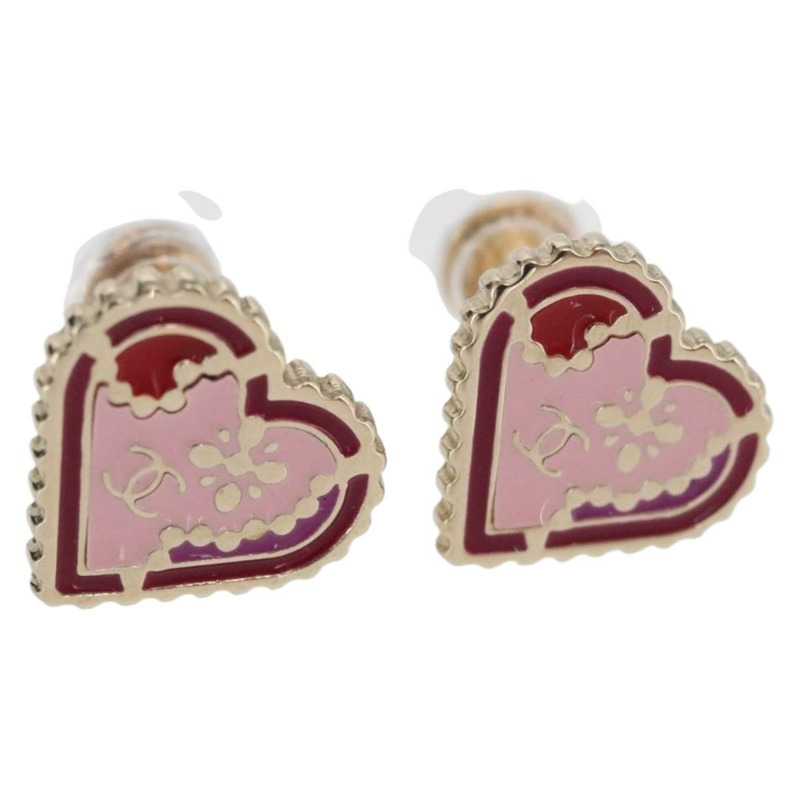 【日本直送】香奈兒 COCO 標誌穿孔耳環，金屬銀色，CC 標誌，正品編號 163745SAM-0