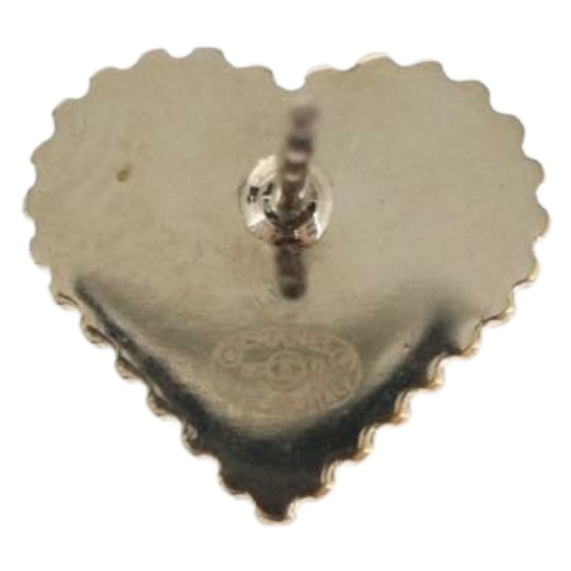 【日本直送】香奈兒 COCO 標誌穿孔耳環，金屬銀色，CC 標誌，正品編號 163745SAM-7