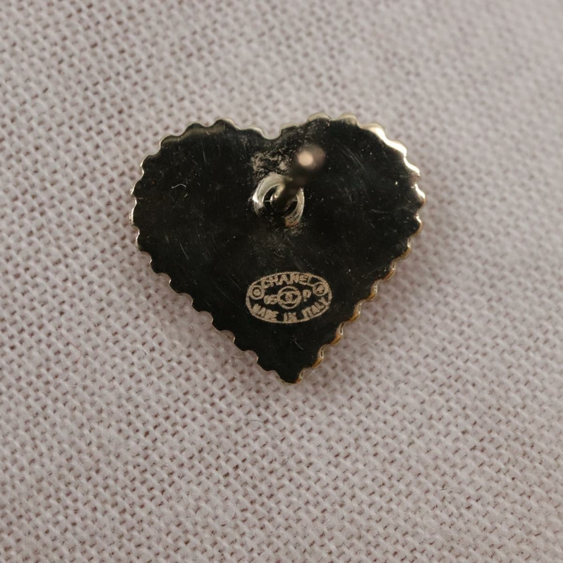 【日本直送】香奈兒 COCO 標誌穿孔耳環，金屬銀色，CC 標誌，正品編號 163745SAM-9