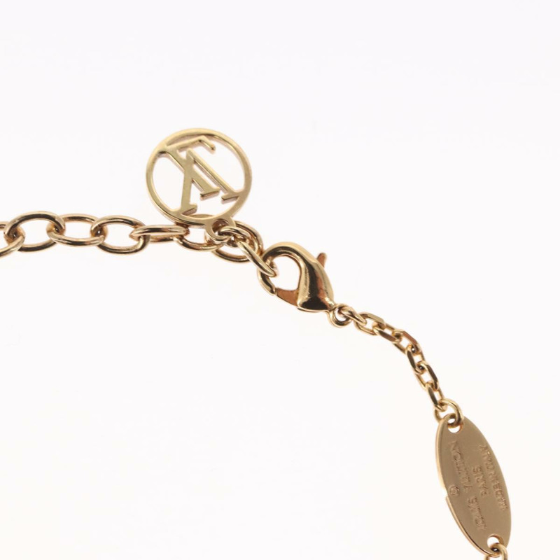 【日本直送】路易威登 (LOUIS VUITTON) 黃銅心形手鐲，金色，編號 M00466，LV 正品，編號 165877SM-5