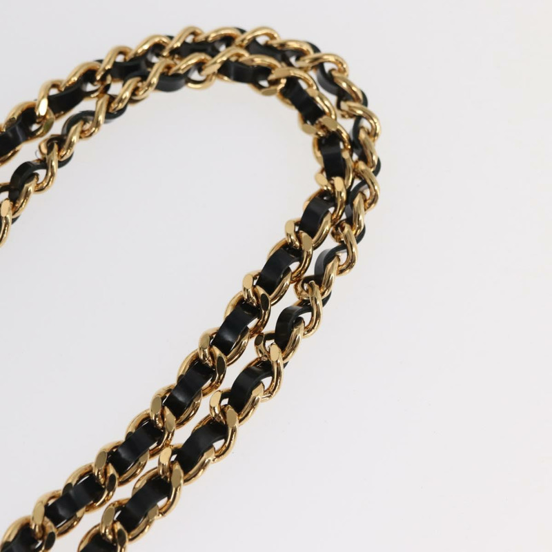 【日本直送】香奈兒 COCO 標誌水鑽項鍊，金屬金 CC 標誌，正品編號 165925SM-20