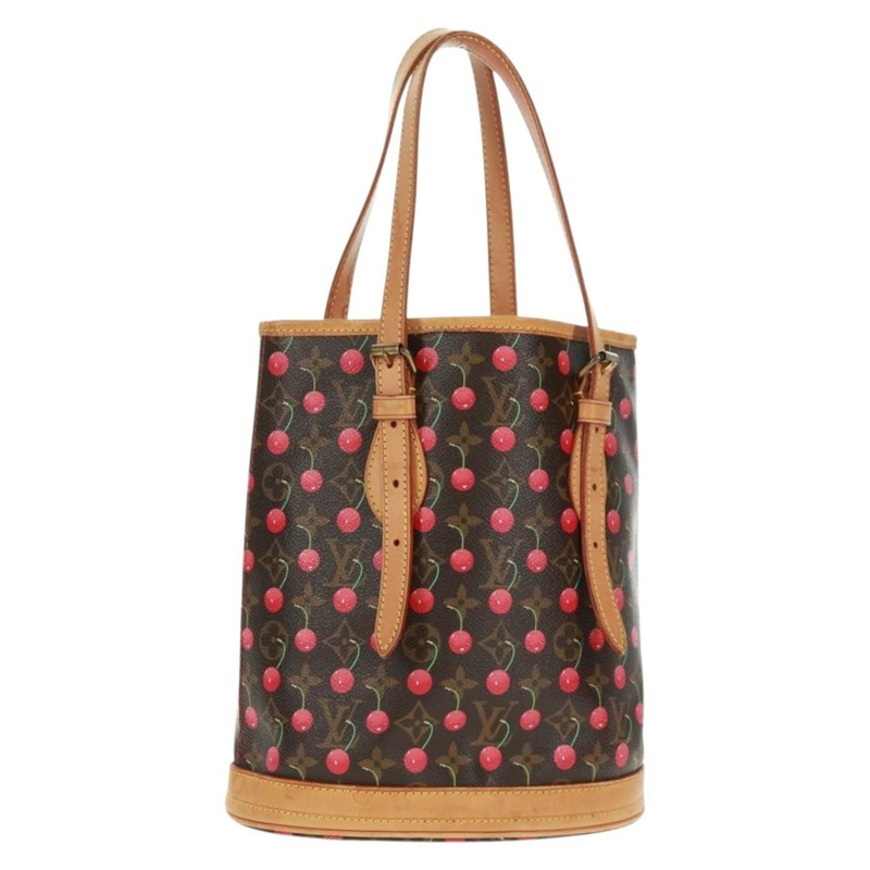 【日本直送】路易威登 Monogram Cherry 水桶 PM 單肩包 M95012 LV 正品 162908SAV-0
