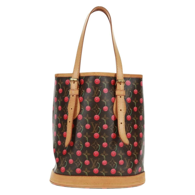 【日本直送】路易威登 Monogram Cherry 水桶 PM 單肩包 M95012 LV 正品 162908SAV-1