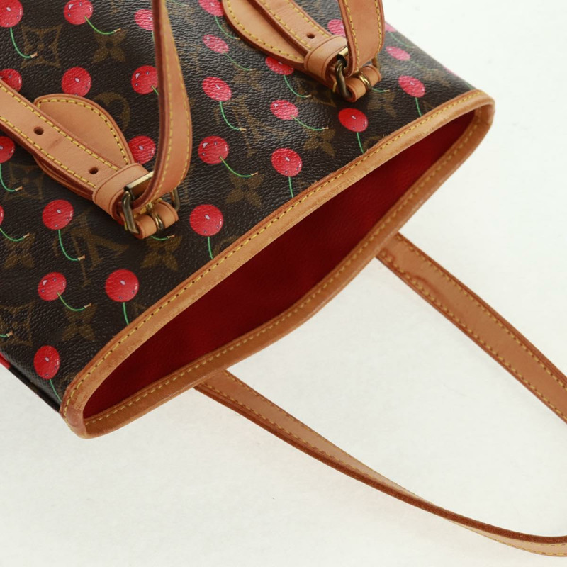 【日本直送】路易威登 Monogram Cherry 水桶 PM 單肩包 M95012 LV 正品 162908SAV-5