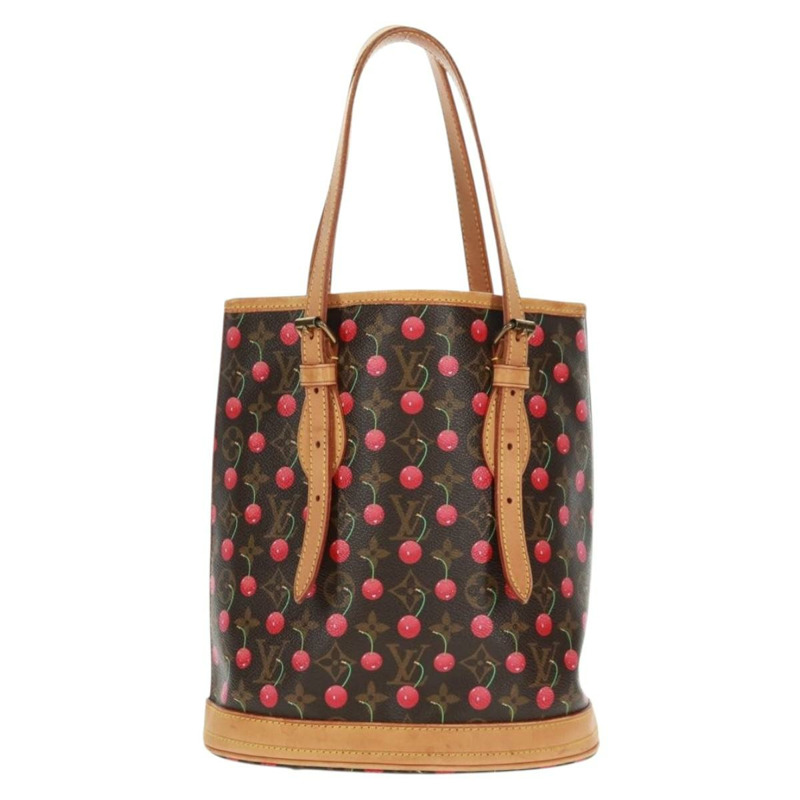 【日本直送】路易威登 Monogram Cherry 水桶 PM 單肩包 M95012 LV 正品 162908SAV-12