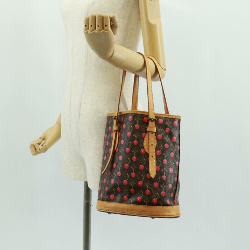 【日本直送】路易威登 Monogram Cherry 水桶 PM 單肩包 M95012 LV 正品 162908SAV-24