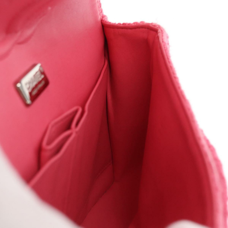 【日本直送】香奈兒 Matelasse25 鏈條肩背包 斜紋軟呢粉紅色 銀色 CC 標誌 正品 162900SM-27