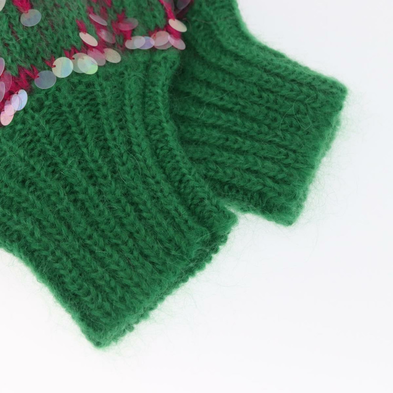 【日本直送】GUCCI 綠色羊毛毛衣 正品 165958M-6