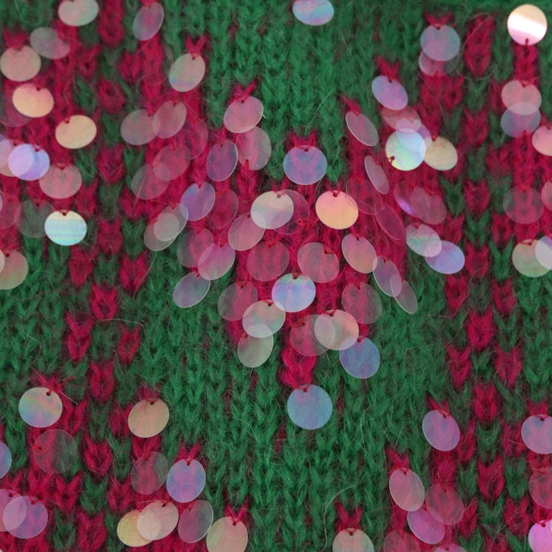 【日本直送】GUCCI 綠色羊毛毛衣 正品 165958M-8