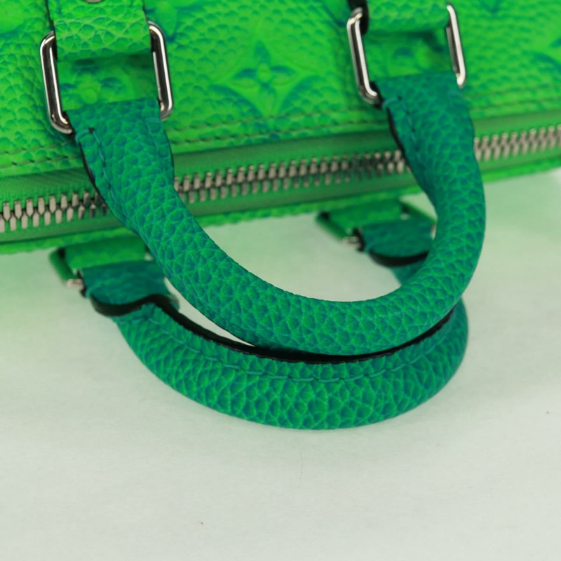 【日本直送】路易威登 Monogram Illusion Keepall XS 手提包 綠色 M59691 LV Auth ai790SM-6