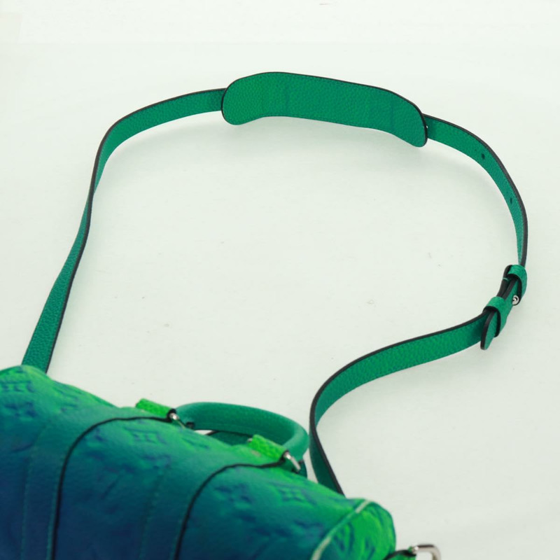 【日本直送】路易威登 Monogram Illusion Keepall XS 手提包 綠色 M59691 LV Auth ai790SM-14