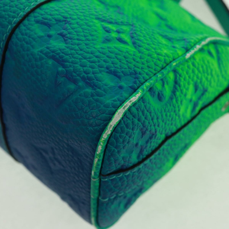 【日本直送】路易威登 Monogram Illusion Keepall XS 手提包 綠色 M59691 LV Auth ai790SM-15