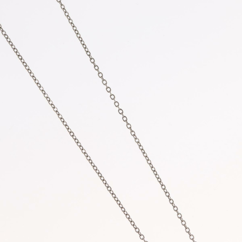 【日本直送】香奈兒 COCO 標誌項鍊，金屬銀色，CC 標誌，貨號 165863SM-7