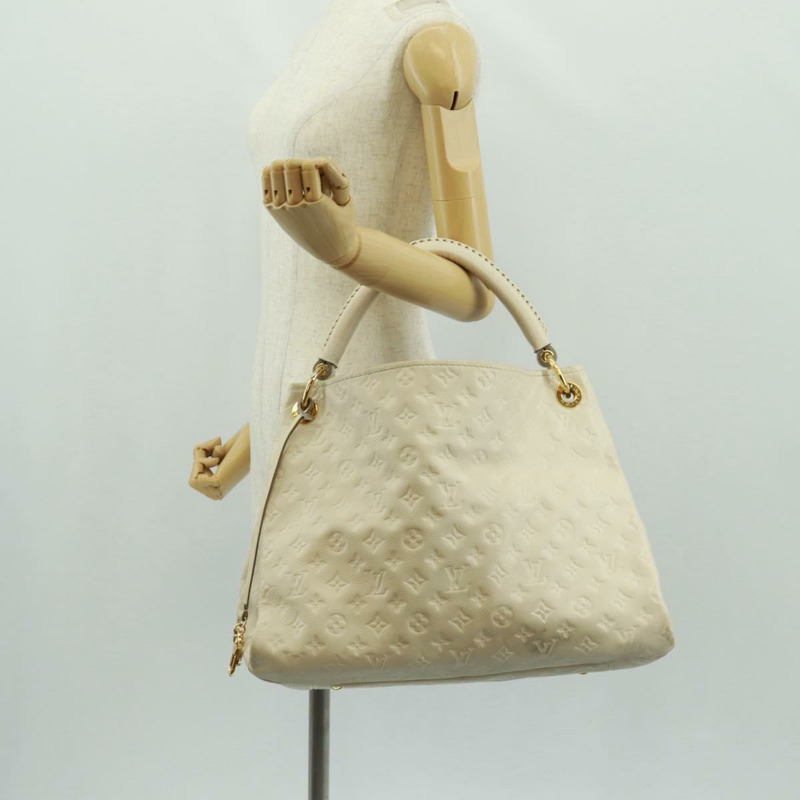 【日本直送】路易威登 Monogram Empreinte Artsy MM 肩包 白色 M93449 正品 ai796-24
