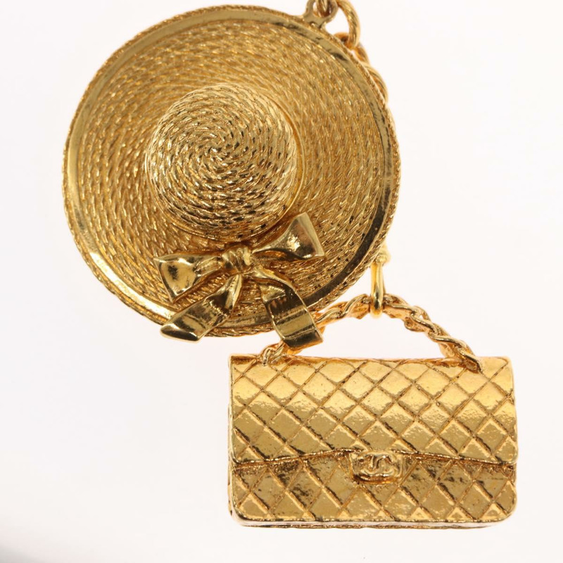 【日本直送】香奈兒 (CHANEL) 金色金屬雙C標誌項鍊，貨號 162902SM-9