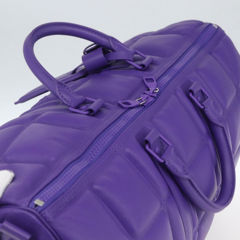 【日本直送】路易威登 Puffy Damier Keepall Bandouliere 50 旅行包 紫色 M20922 正品 ai791SM-5