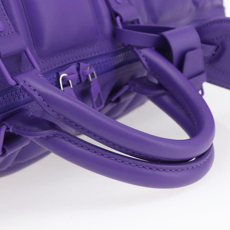 【日本直送】路易威登 Puffy Damier Keepall Bandouliere 50 旅行包 紫色 M20922 正品 ai791SM-6