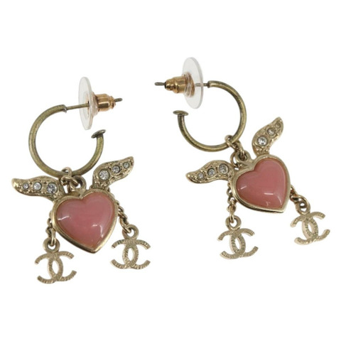 香奈兒 COCO 標誌穿孔金屬金 CC Auth 163747SAM