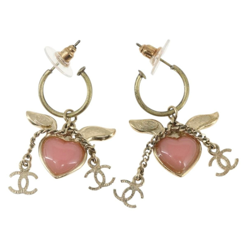 【日本直送】香奈兒 COCO 標誌穿孔金屬金 CC Auth 163747SAM-2