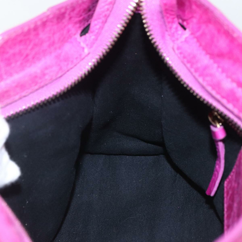 【日本直送】BALENCIAGA 經典迷你都會包 皮革 兩用 粉金配色 300295 正品 163743SAV-21