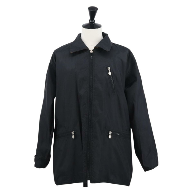 【日本直送】FENDI Zucca 雙面帆布外套 棕色/黑色 正品 163216SAM-4