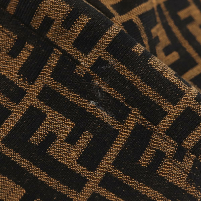 【日本直送】FENDI Zucca 雙面帆布外套 棕色/黑色 正品 163216SAM-10