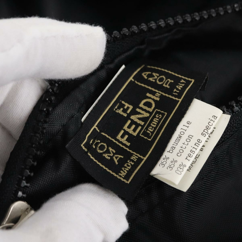 【日本直送】FENDI Zucca 雙面帆布外套 棕色/黑色 正品 163216SAM-16