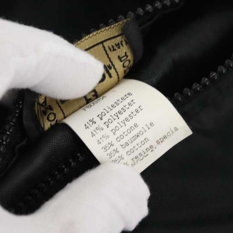 【日本直送】FENDI Zucca 雙面帆布外套 棕色/黑色 正品 163216SAM-17